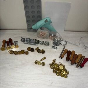 Wax Seal Stamp Kit with Glue Gun